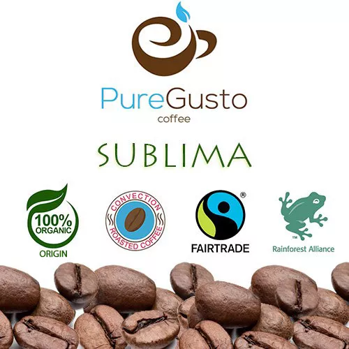 SUBLIMA Triple Certified Coffee Beans 6 x 1 KG